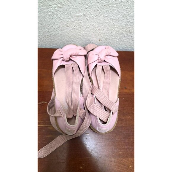 Puma Fenty by Rihanna Women's Pink Bow Galdieri Platform Shoes Size 8.5 - Picture 4 of 9